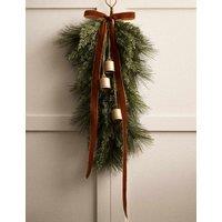 M&S Autumn Bow Garland Green Mix