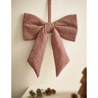 M&S Gingham Bow Multi