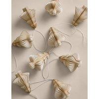 M&S 9 Pack Paper Tree Baubles Cream