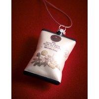 M&S Glass Truffle Crisps Novelty Bauble Multi