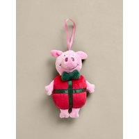 M&S Percy Pig Present Tree Decoration Pink Mix