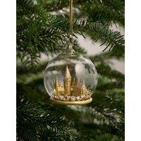 M&S Harry Potter Hogwarts Glass Decoration Gold Mix