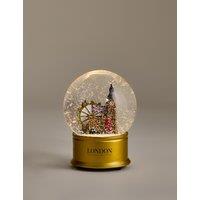 M&S Light Up London Snow Globe Gold