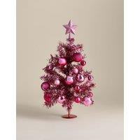 M&S Percy Pig Tinsel Tree Decoration Pink Mix