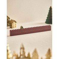 M&S Wooden Stripe Tree Advent Calendar Red Mix