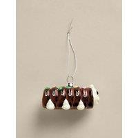 M&S Colin the Caterpillar Hanging Tree Decoration Brown Mix