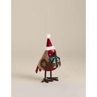 M&S Felt Robin Decoration Red Mix