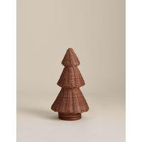 M&S Large Rattan Christmas Tree Natural