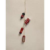 M&S Cluster of 4 Mini London Icon Decorations Red Mix