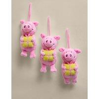 Percy Pig 3pk Percy Pig Birthday Plushie Decorations Pink Mix