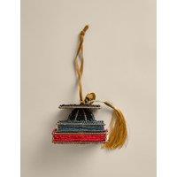 M&S Graduation Beaded Decoration Black