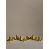 M&S Light Up Woodland Fold Out Scene Decoration Antique Brass