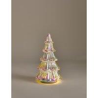 M&S Light Up Iridescent Tree Decoration Pearl