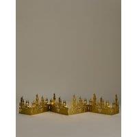 M&S Light Up Harry Potter Hogwarts Decoration Gold Mix