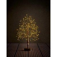 M&S 1.5ft Pre-Lit Twig Cluster Christmas Tree Black Mix