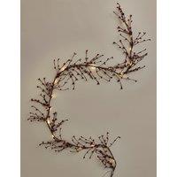 M&S Pre Lit Red Berry Garland Red Mix