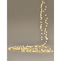 M&S 300 Warm White Star Lights White