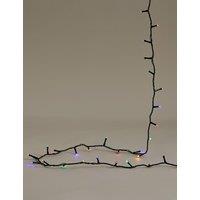 M&S 1000 Multicoloured Mains String Lights Multi