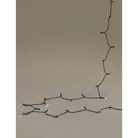 M&S 100 Multicoloured Battery Lights Multi