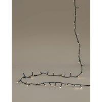 M&S 1000 Warm White Mains String Lights White