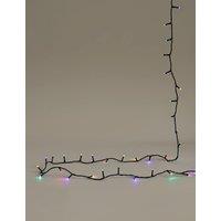 M&S 300 Multicoloured Mains String Lights Multi