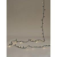 M&S 500 Warm White Mains String Lights White
