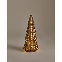M&S Light Up Glass Bronze Tree Room Decoration Bronze