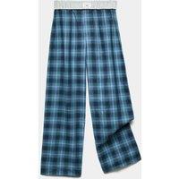 M&S Pure Cotton Checked Pyjama Bottoms (6-16 Yrs) Green