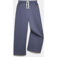 M&S Cotton Rich Acid Wash Pyjama Bottom Joggers (6-16 Yrs) Navy