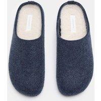 M&S Felt Mule Slippers with Freshfeet Blue