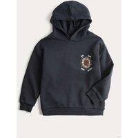 M&S Pure Cotton Sun Graphic Hoodie (3-8 Yrs) Carbon