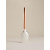 M&S Silicone and Wood Spatula White Mix