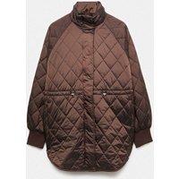 Goodmove Stormwear Cocoon Longline Padded Jacket Dark Chocolate