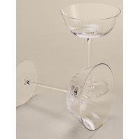 M&S Set of 2 Delphine Coupes Clear