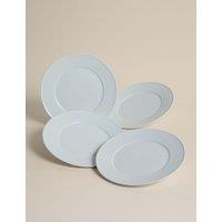M&S Set of 4 Burford Dinner Plates White
