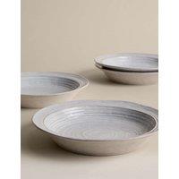 M&S Set of 4 Padstow Pasta Bowls White