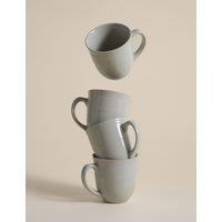 M&S Set of 4 Southwold Stoneware Mugs Cream