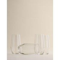 M&S Set of 4 Everyday Hi Ball Glasses Clear