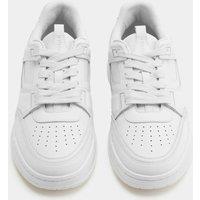 Autograph Leather High Profile Lace Up Trainers White