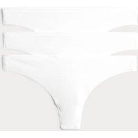 Body by M&S 3 pack Body Invisibles No VPL Thongs White