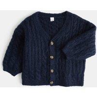 M&S Knitted Cardigan (0-5 Yrs) Navy
