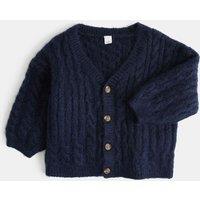 M&S Knitted Cardigan (0-5 Yrs) Navy