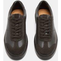 Autograph Leather T-Toe Cupsole Trainers Brown