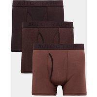 Autograph 3pk Supima Cotton Modal Stretch Trunks Burgundy Mix