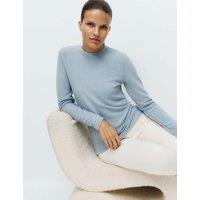 M&S Heatgen Maximum Thermal Crew Neck Top Light Steel Blue