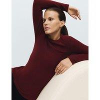 M&S Heatgen Maximum Thermal Crew Neck Top Claret