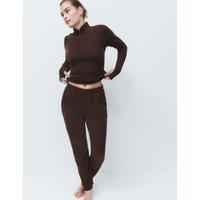M&S Heatgen Maximum Thermal Slim Joggers Bitter Chocolate
