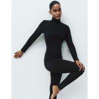 M&S Heatgen Maximum Thermal High Neck Top Black