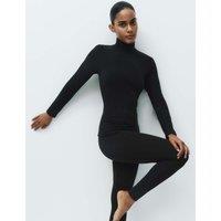 M&S Heatgen Maximum Thermal High Neck Top Black