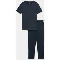 Autograph Supima Cotton Modal Loungewear Set Dark Navy